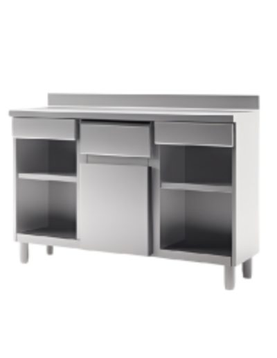 Mueble cafetero inox